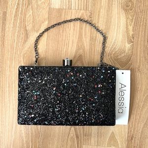Alessia Glitter Handbag